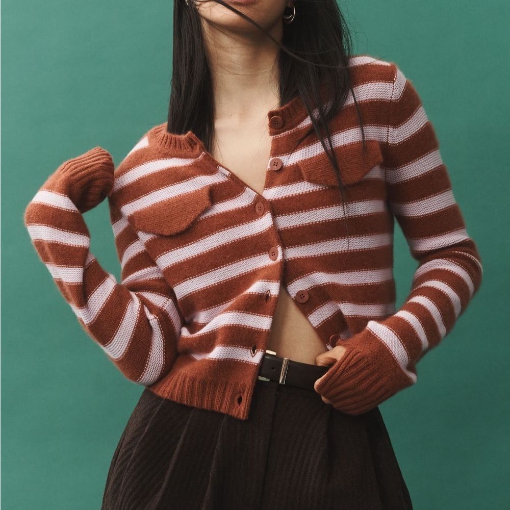 NEW Anthropologie Maeve cashmere cardigan sweater
